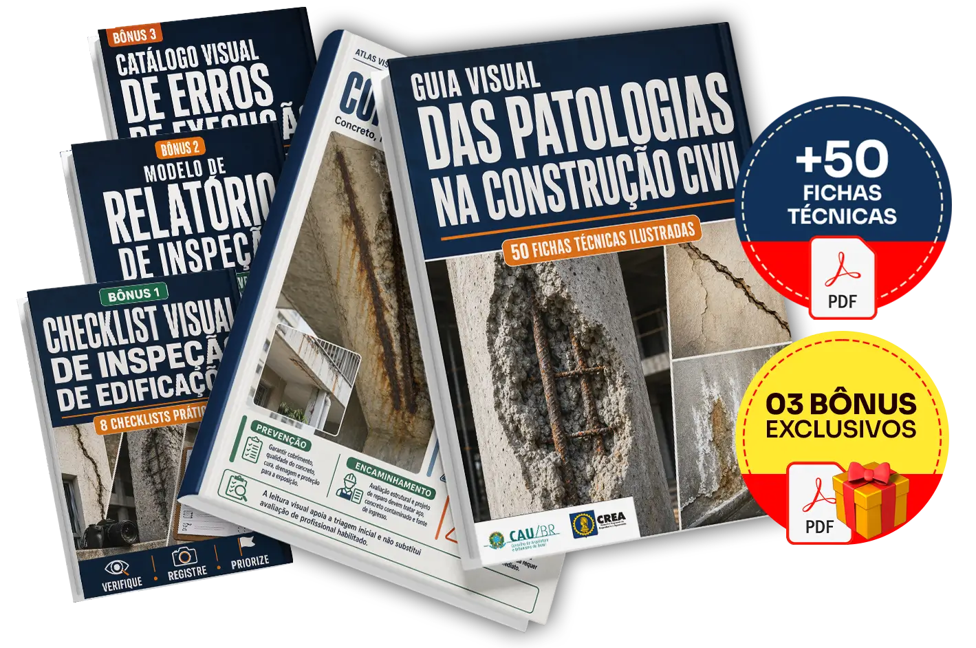 Mockup do Plano Completo com o Atlas e os três bônus